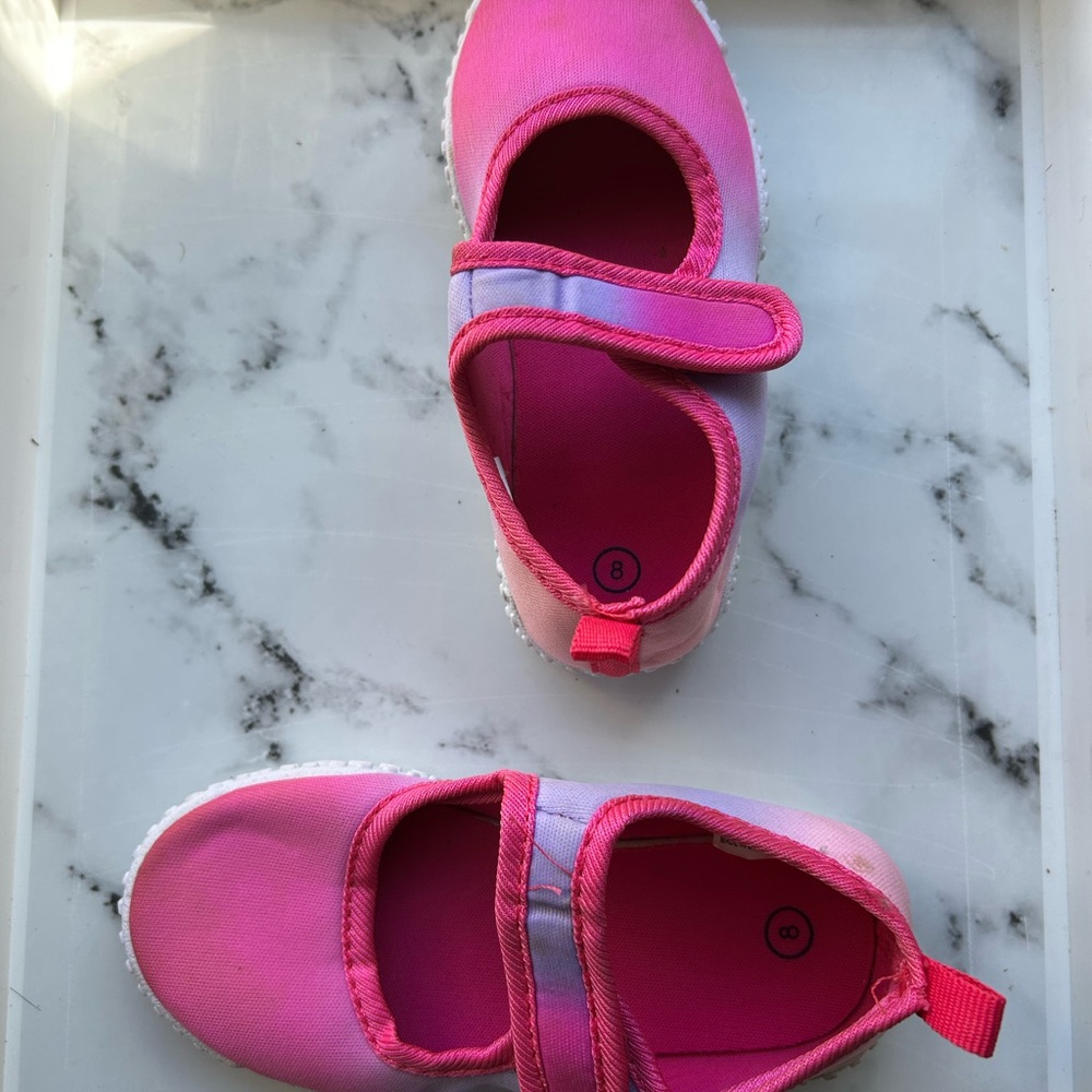 Ombré Pink Kids Water Shoes